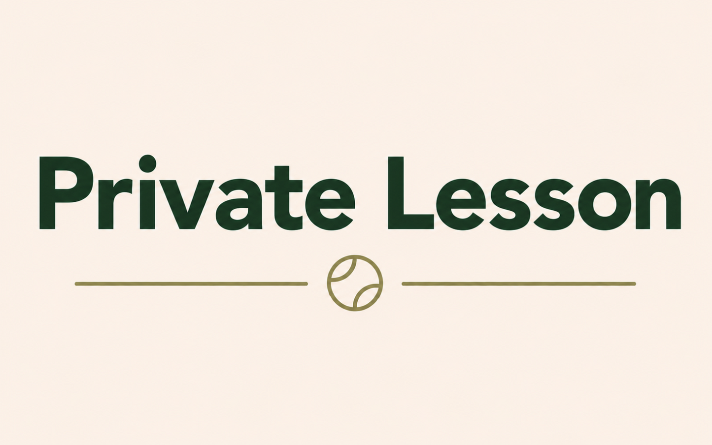 Private Lesson